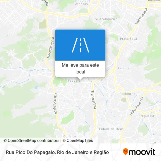 Rua Pico Do Papagaio mapa