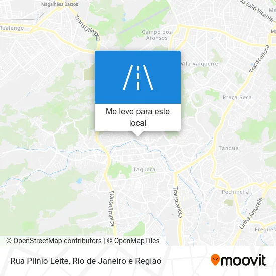 Rua Plínio Leite mapa