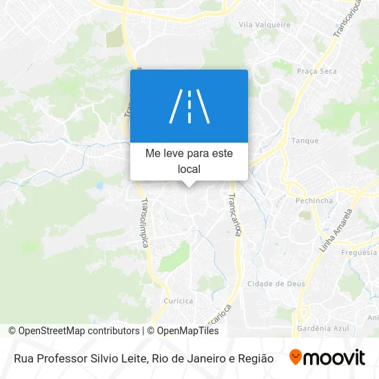 Rua Professor Silvio Leite mapa