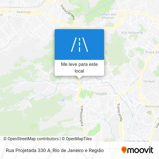 Rua Projetada 330 A mapa