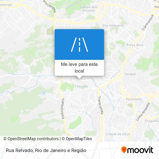 Rua Relvado mapa