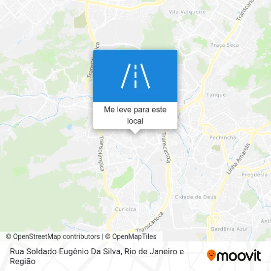 Rua Soldado Eugênio Da Silva mapa