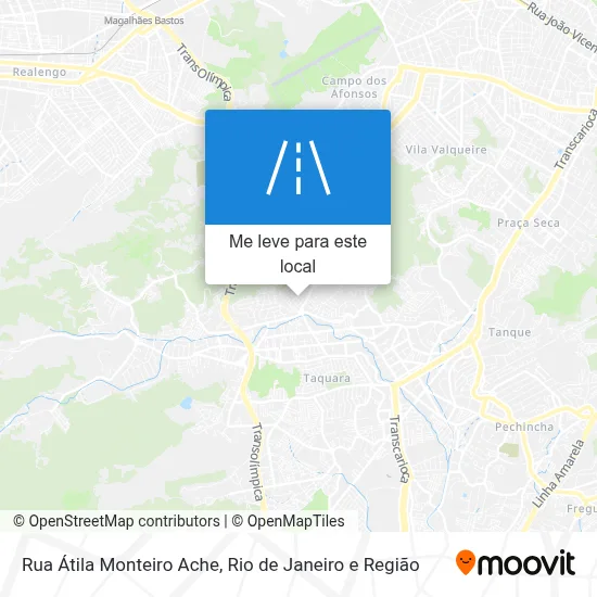 Rua Átila Monteiro Ache mapa