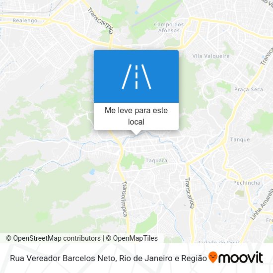 Rua Vereador Barcelos Neto mapa