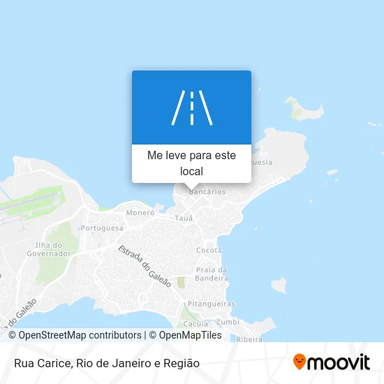 Rua Carice mapa