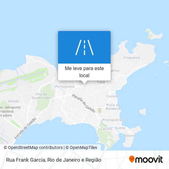 Rua Frank Garcia mapa