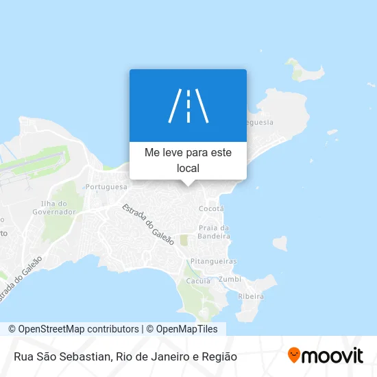 Rua São Sebastian mapa