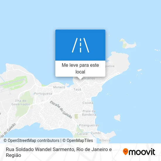 Rua Soldado Wandel Sarmento mapa