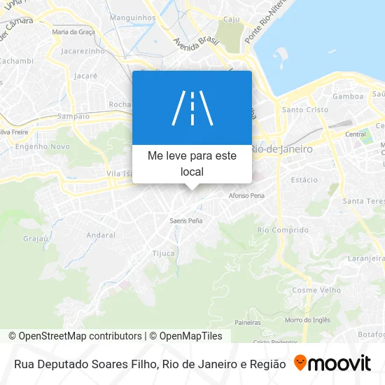 Rua Deputado Soares Filho mapa