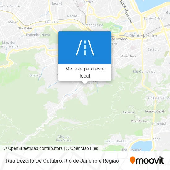 Rua Dezoito De Outubro mapa