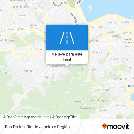 Rua Do Ico mapa