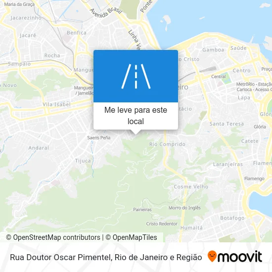 Rua Doutor Oscar Pimentel mapa