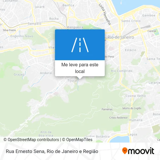 Rua Ernesto Sena mapa