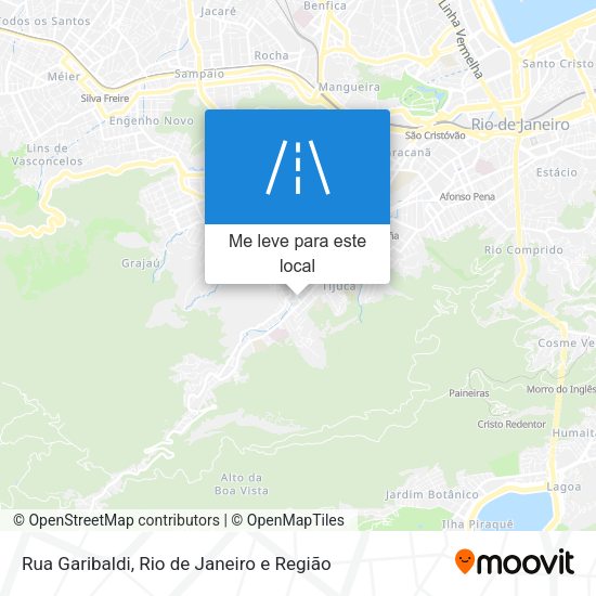 Rua Garibaldi mapa