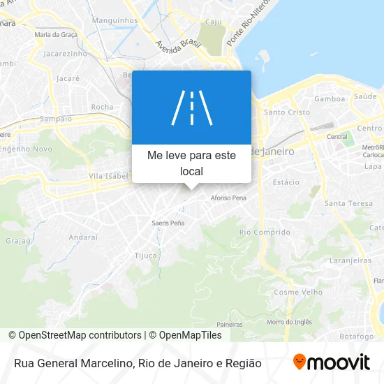 Rua General Marcelino mapa