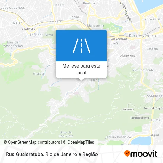 Rua Guajaratuba mapa