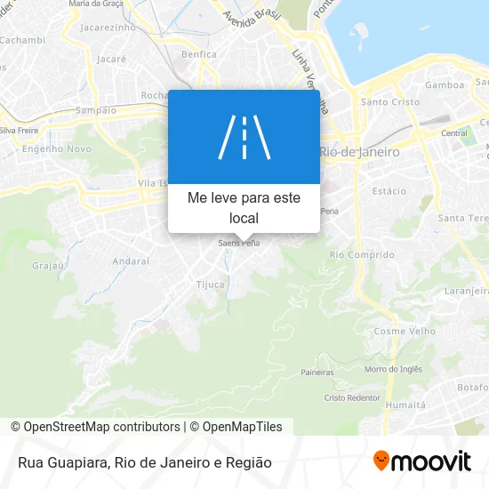 Rua Guapiara mapa