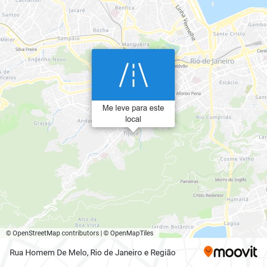 Rua Homem De Melo mapa