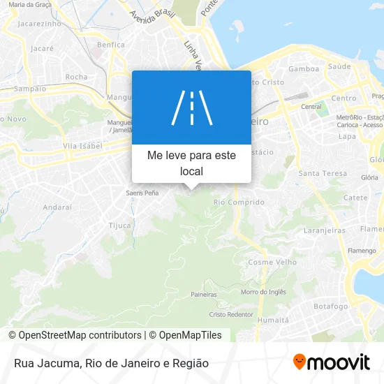 Rua Jacuma mapa