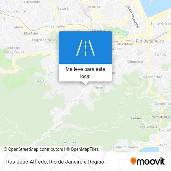 Rua João Alfredo mapa