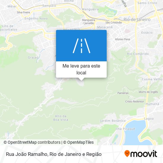 Rua João Ramalho mapa