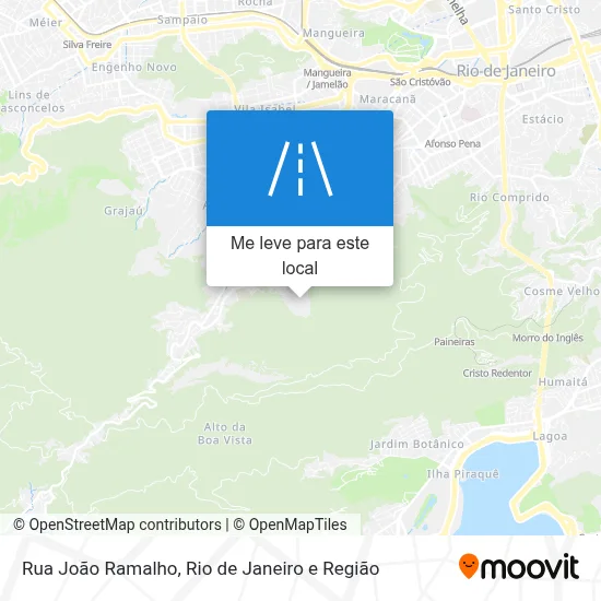 Rua João Ramalho mapa
