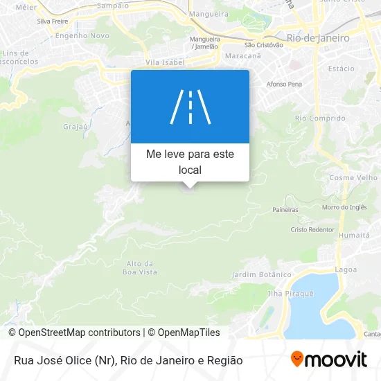Rua José Olice (Nr) mapa