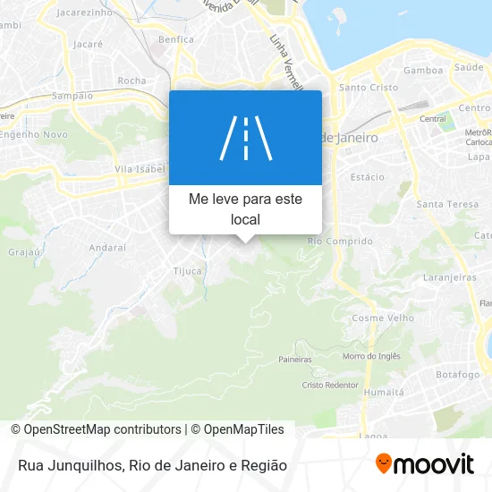 Rua Junquilhos mapa