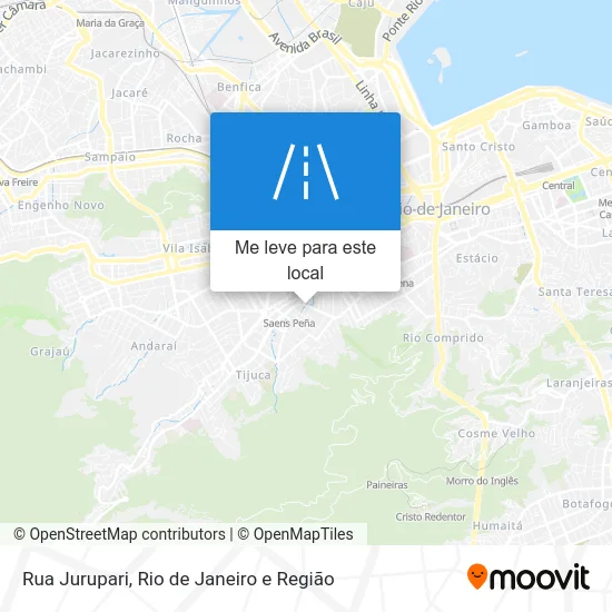 Rua Jurupari mapa