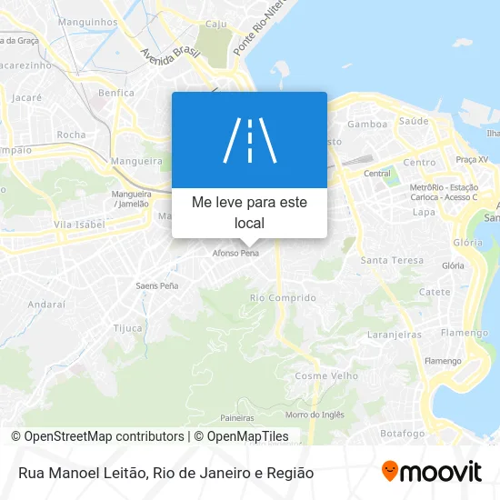 Rua Manoel Leitão mapa