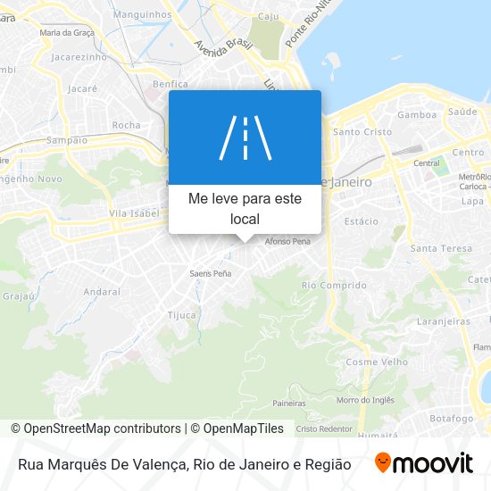 Rua Marquês De Valença mapa