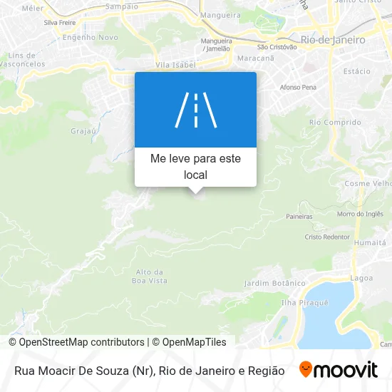Rua Moacir De Souza (Nr) mapa