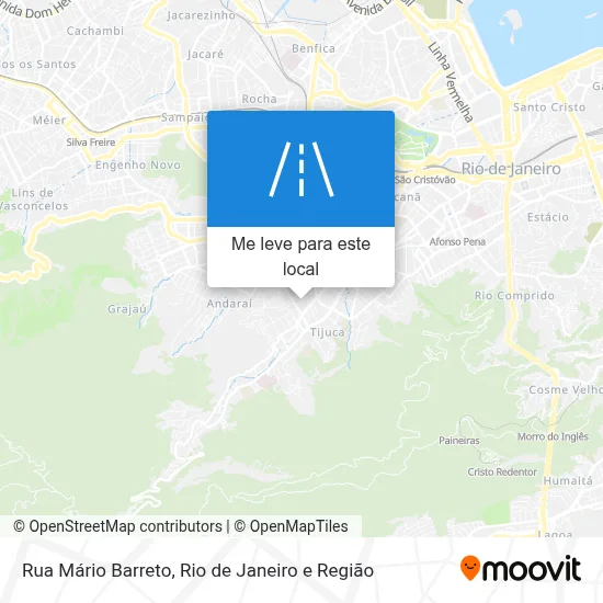 Rua Mário Barreto mapa