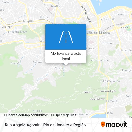 Rua Ângelo Agostini mapa