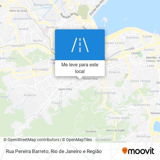 Rua Pereira Barreto mapa