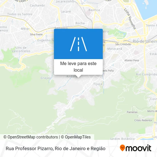 Rua Professor Pizarro mapa