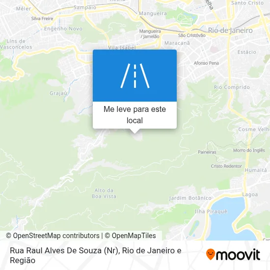 Rua Raul Alves De Souza (Nr) mapa