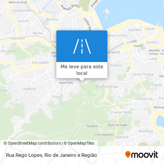 Rua Rego Lopes mapa