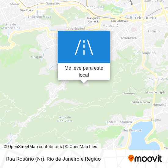 Rua Rosário (Nr) mapa