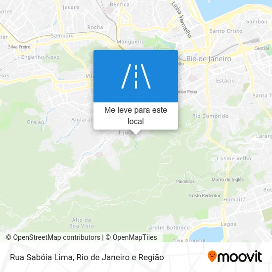 Rua Sabóia Lima mapa