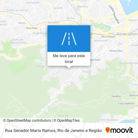 Rua Senador Mario Ramos mapa