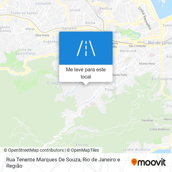 Rua Tenente Marques De Souza mapa