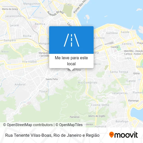 Rua Tenente Vilas-Boas mapa