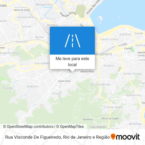 Rua Visconde De Figueiredo mapa