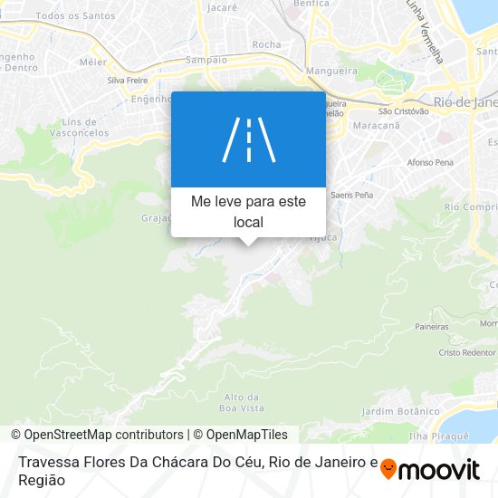 Travessa Flores Da Chácara Do Céu mapa