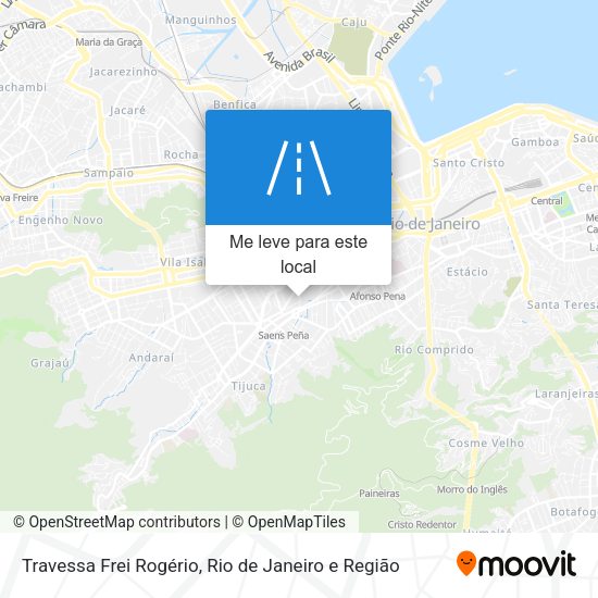 Travessa Frei Rogério mapa