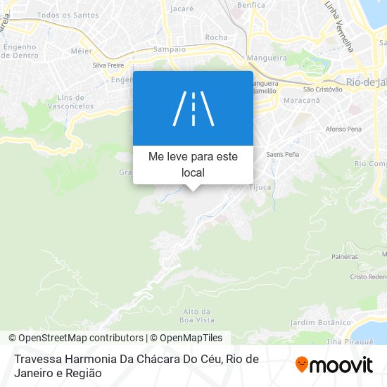 Travessa Harmonia Da Chácara Do Céu mapa