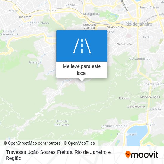 Travessa João Soares Freitas mapa