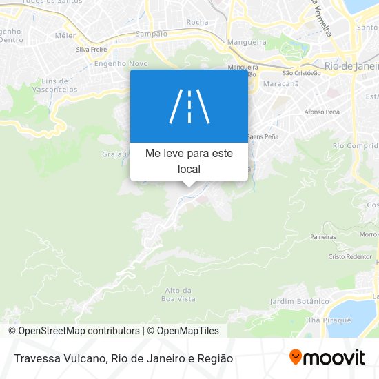 Travessa Vulcano mapa