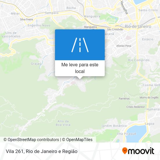 Vila 261 mapa